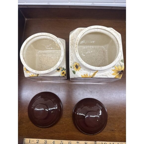 sunflower kitchen canister set - Picture 3 of 12